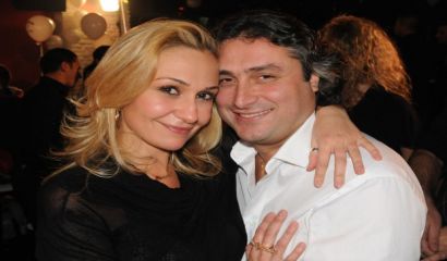 Джуди Халваджиян и Елена с която имат дъщеря Беатрис се