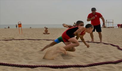 Турнир от националния шампионат по плажна борба се проведе в