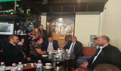 Председателят на ПП ГЕРБ Бойко Борисов кметът на Варна и