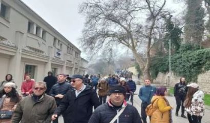 След няколкогодишно затишие днес във Варна отново имаше протест в